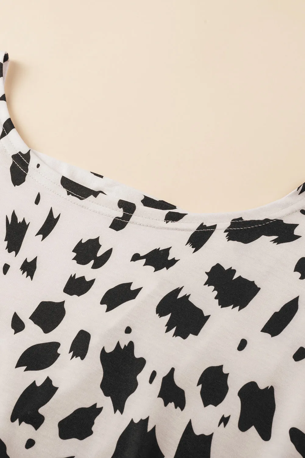 Batwing Twist Cutout Back T-Shirt