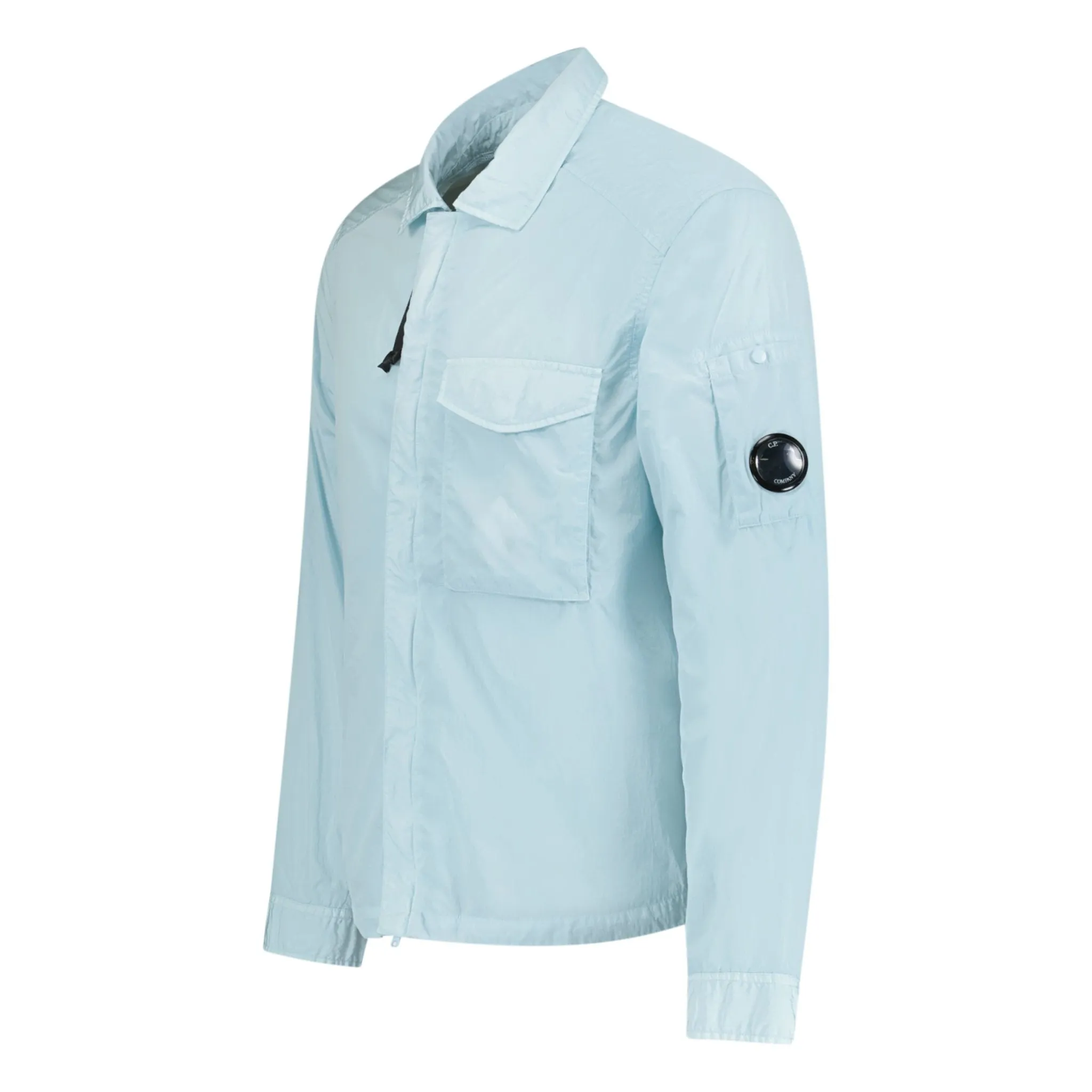 CP COMPANY CHROME-R POCKET OVERSHIRT LIGHT BLUE