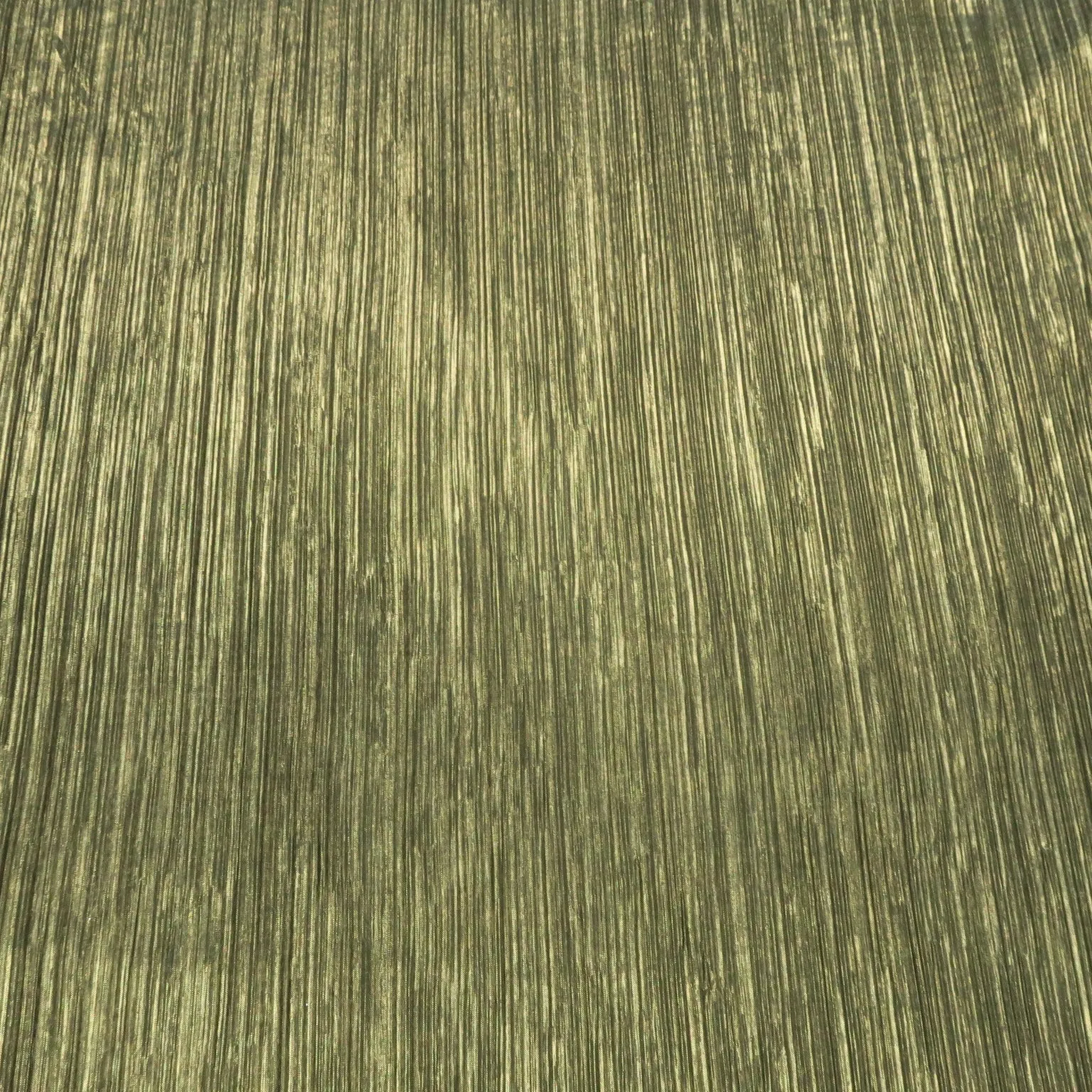 Dark Bronze with Black Double Face Pleated Stretch Fabric