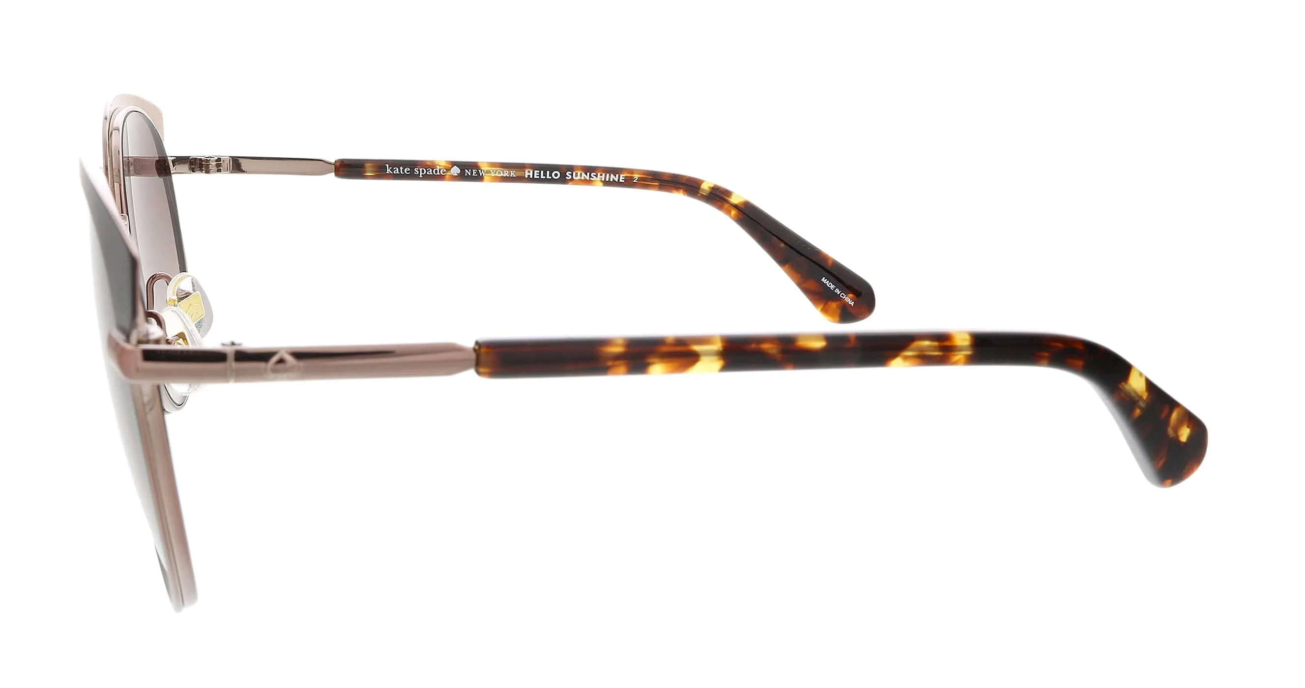 KATE SPADE JANALEES 0WR9 HA Brown Havana Cateye Sunglasses