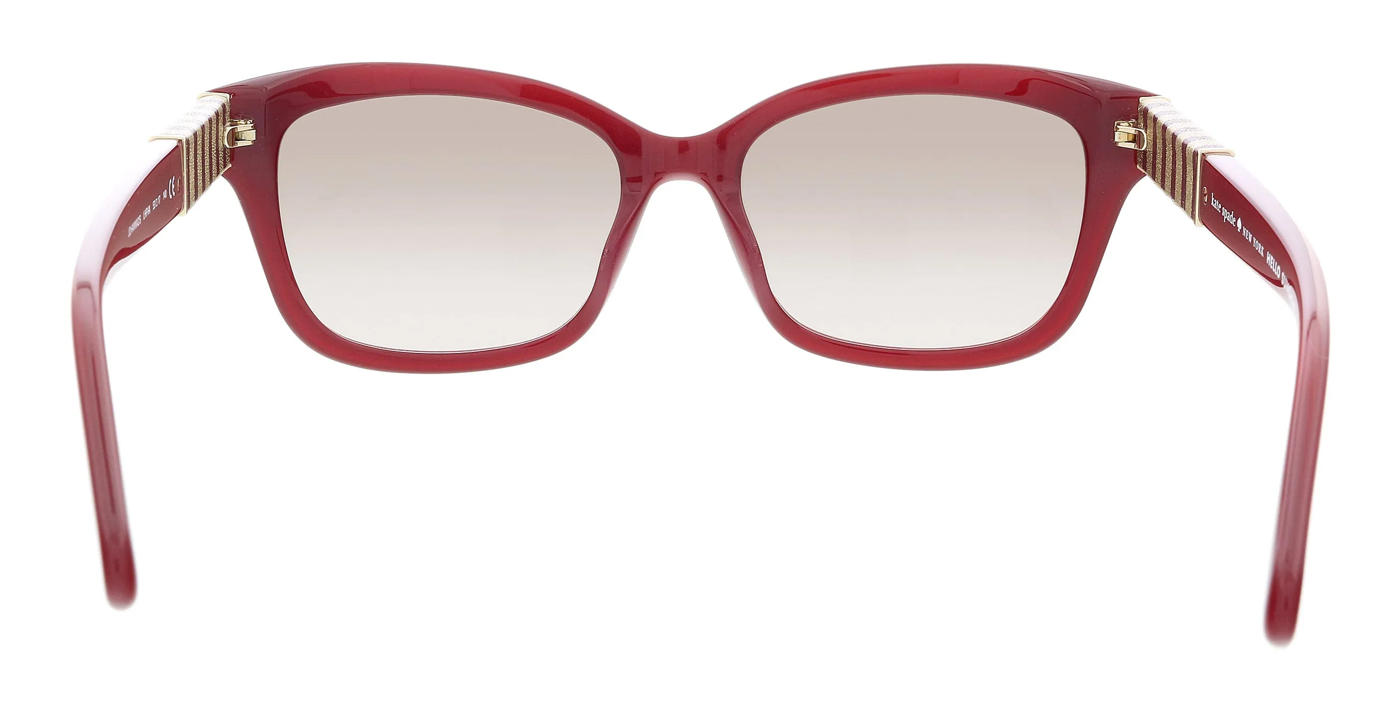 KATE SPADE JOHANNA2S 0LHF HA Burgundy Rectangle Sunglasses