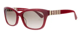 KATE SPADE JOHANNA2S 0LHF HA Burgundy Rectangle Sunglasses