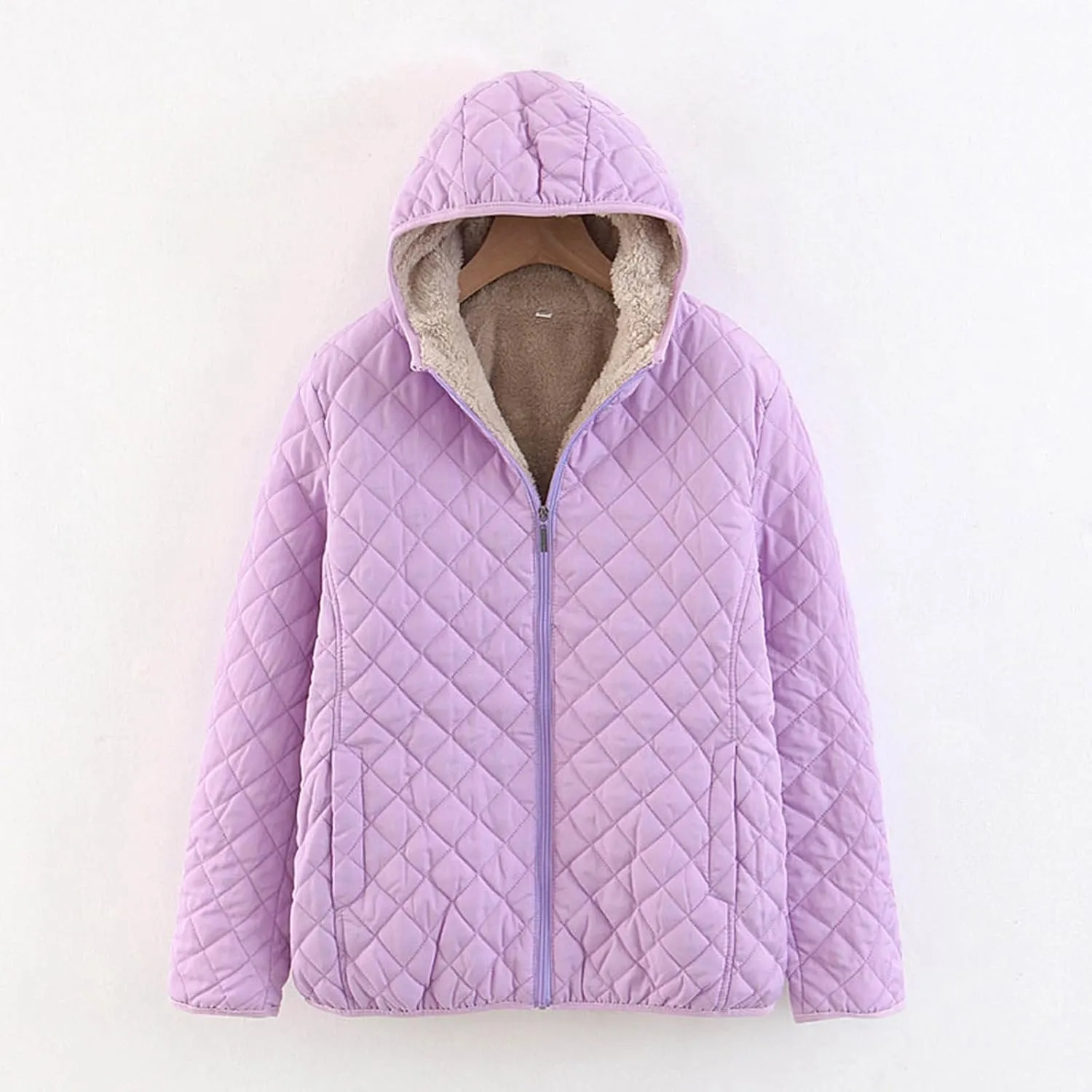 Long Puffer Jacket Women Packable Down Coat Lightweight Parkas Jacket Oversized Water-Resistant Warm Hooded Padded Coat
