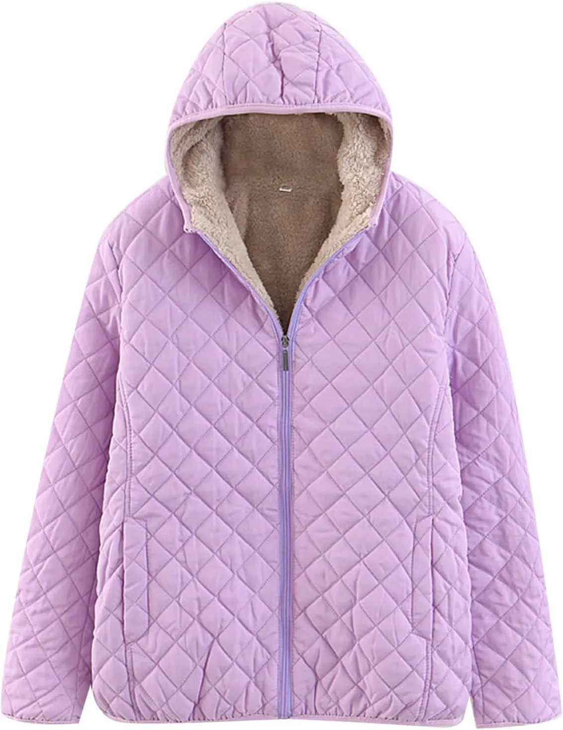 Long Puffer Jacket Women Packable Down Coat Lightweight Parkas Jacket Oversized Water-Resistant Warm Hooded Padded Coat