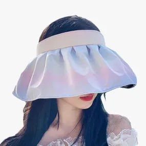 Soft Pastel Pink Gradient Sun Hat