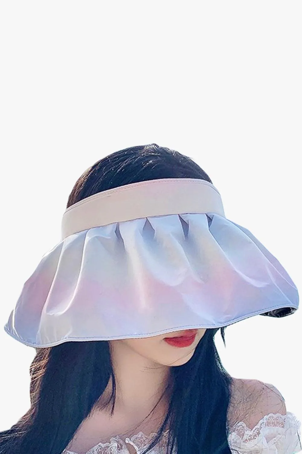 Soft Pastel Pink Gradient Sun Hat