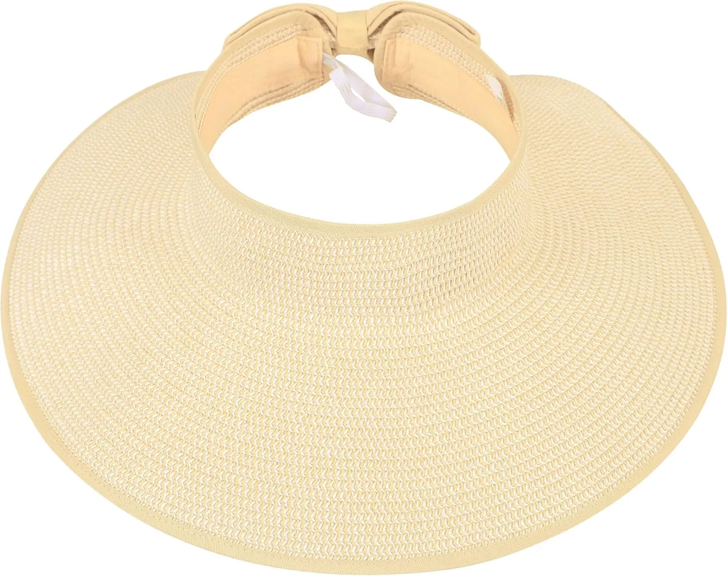 Sun Hats for Women Fashionable Womens Wide Brim Hat Roll-up Straw Sun Visor Hat