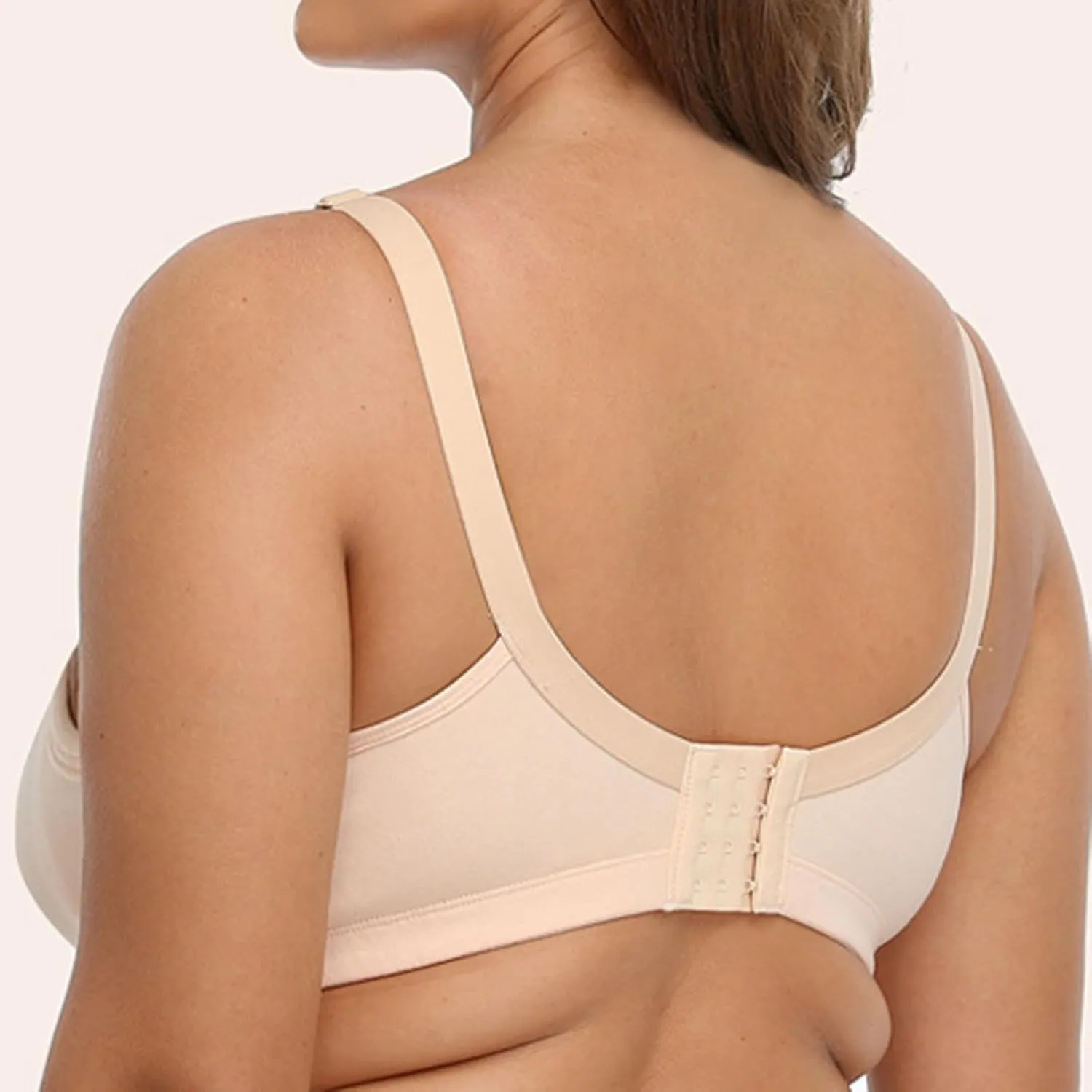 Women Oversized Wireless Sports Bra Breathable Everyday Comfort Cotton Bra No Underwear Active Yoga Sports Bras