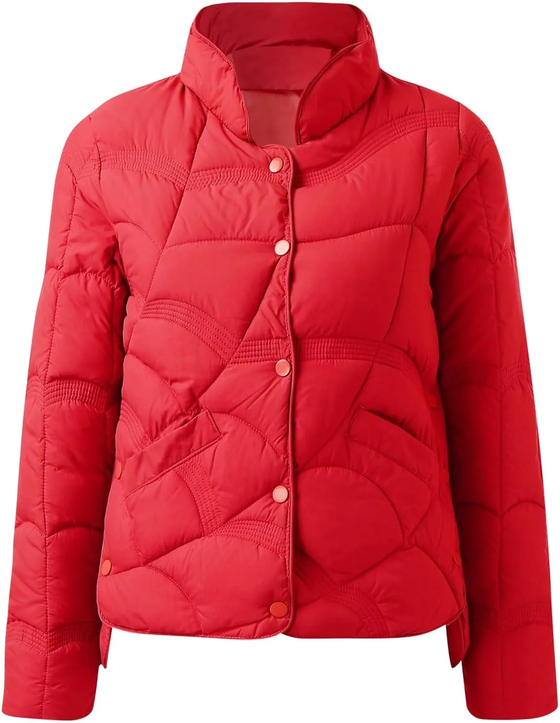 Womens Long Puffer Coat Packable Down Coat Ultralight Parkas Jacket Plus Size Zip Up Thicken Hooded Padded Coat