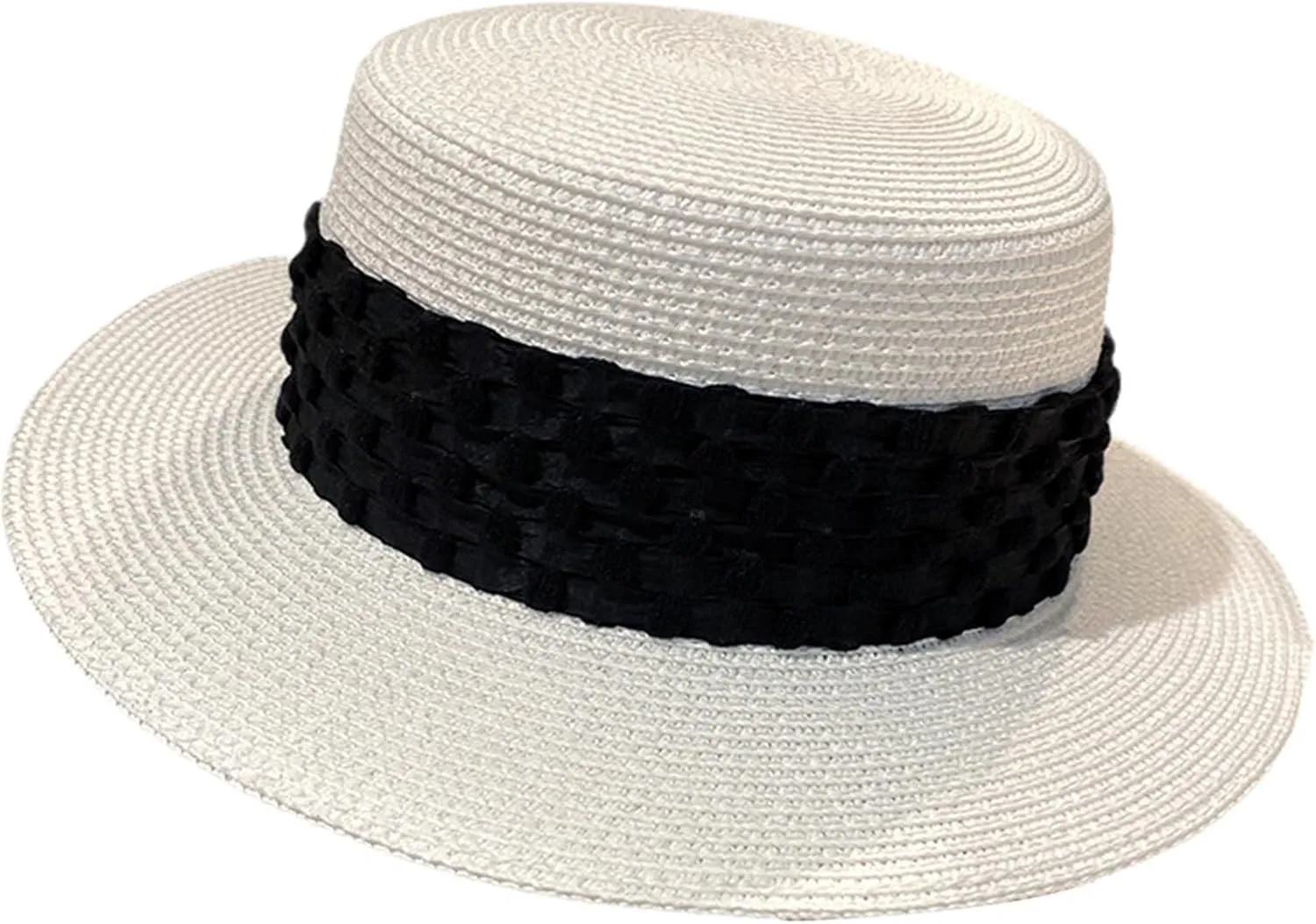Women's White Sun Hat Adjustable - Outdoor Swim Beach Pool Hat Wide Brim Summer Sun Protection Sun Hats
